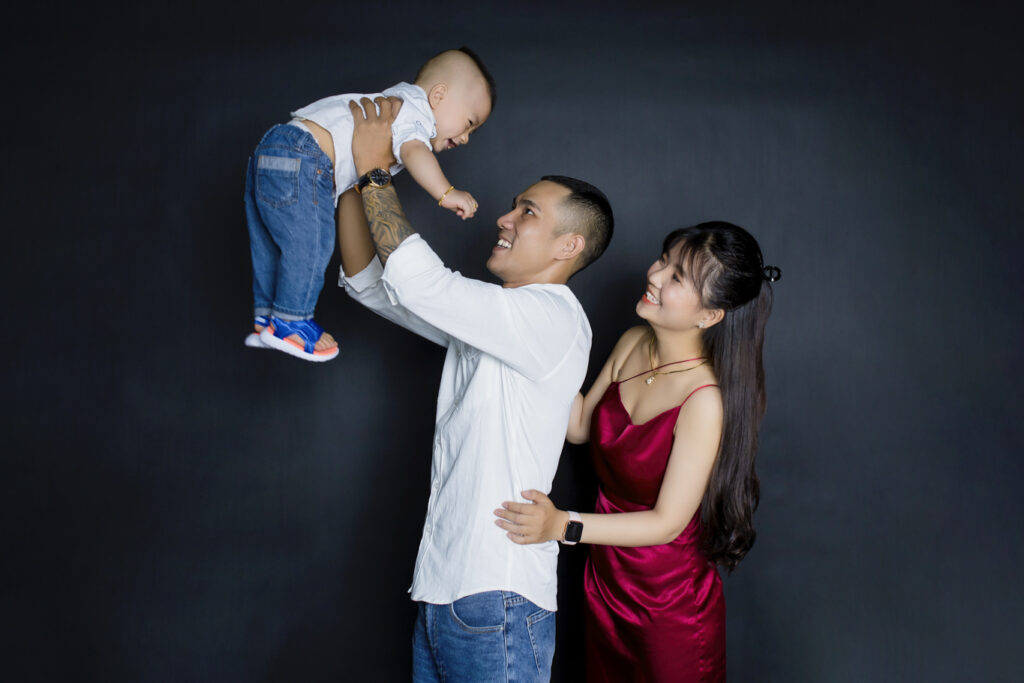 Chụp hình bé và gia đình tại Nari baby studio