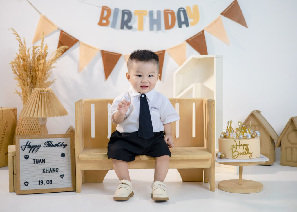 chụp hình thôi nôi - Nari Studio