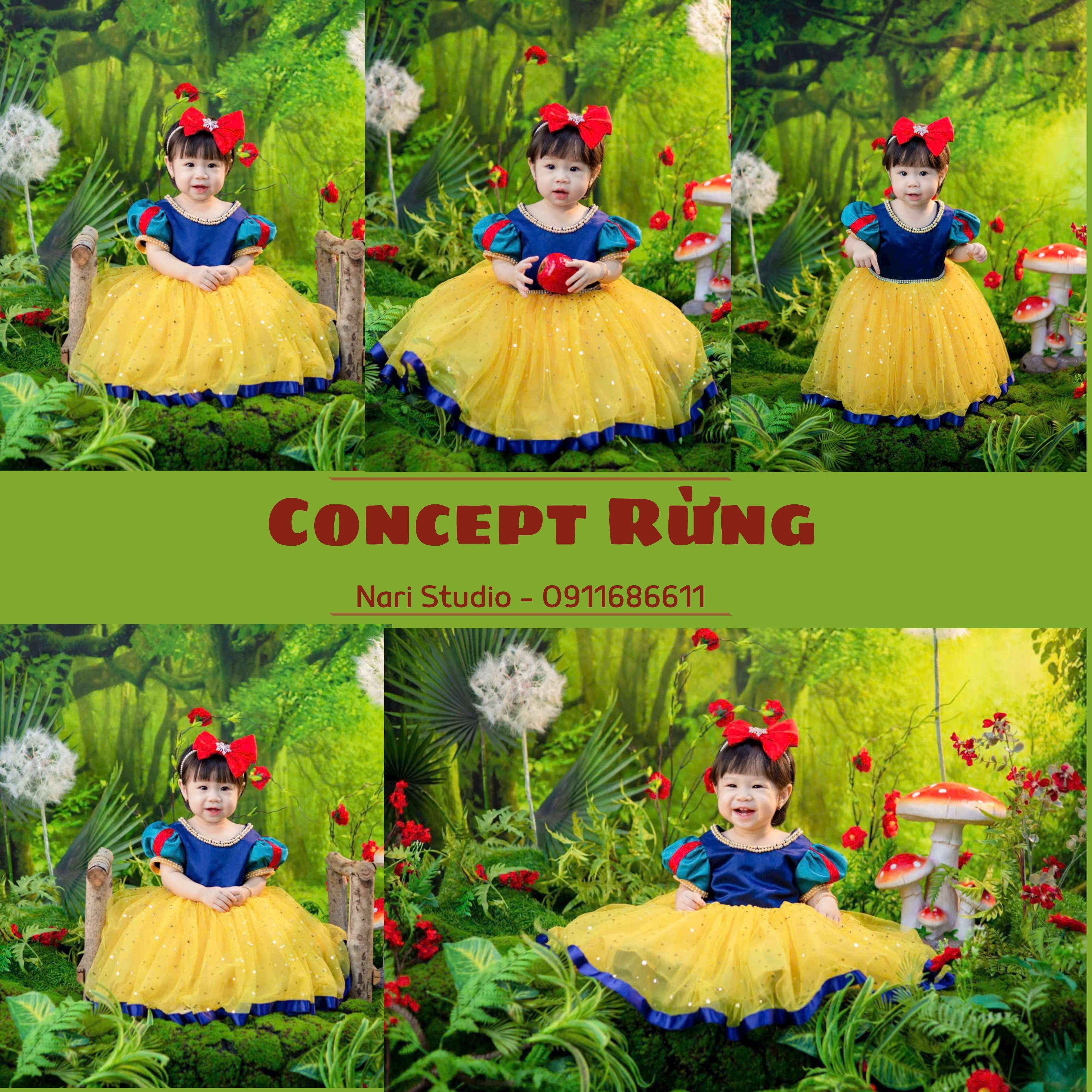 chụp hình thôi nôi cho bé - Nari studio