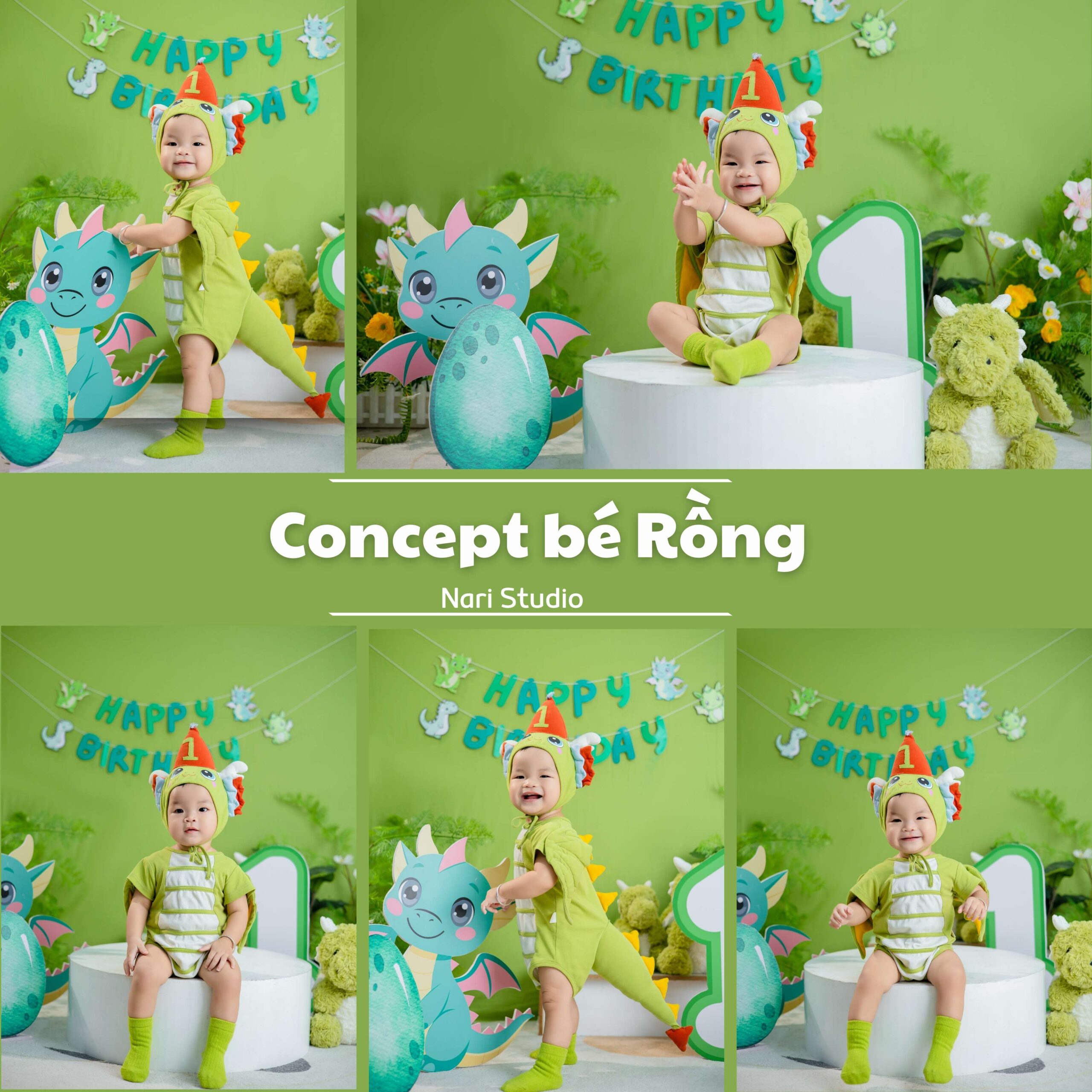 chụp hình thôi nôi cho bé - Nari studio