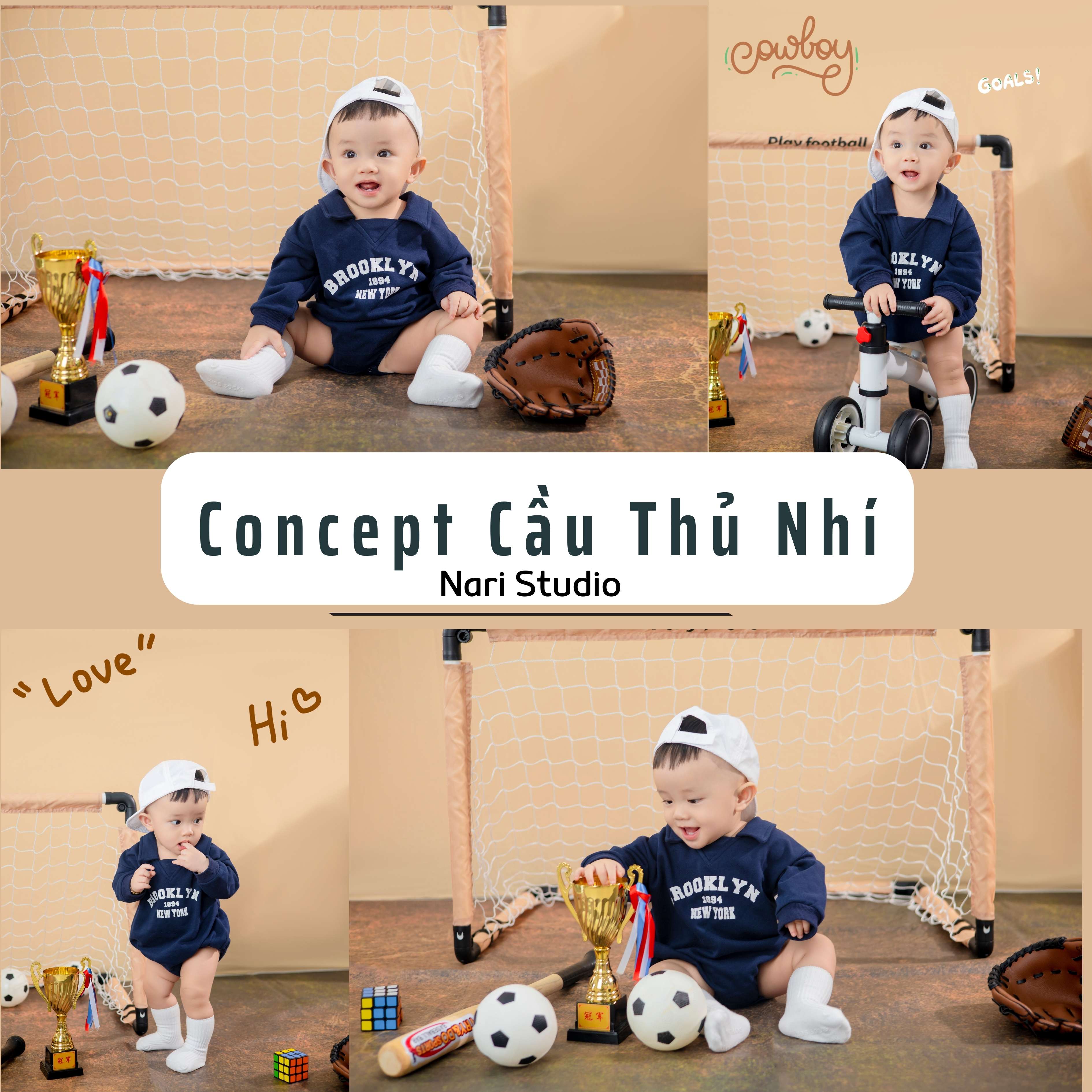chụp hình thôi nôi cho bé - Nari studio