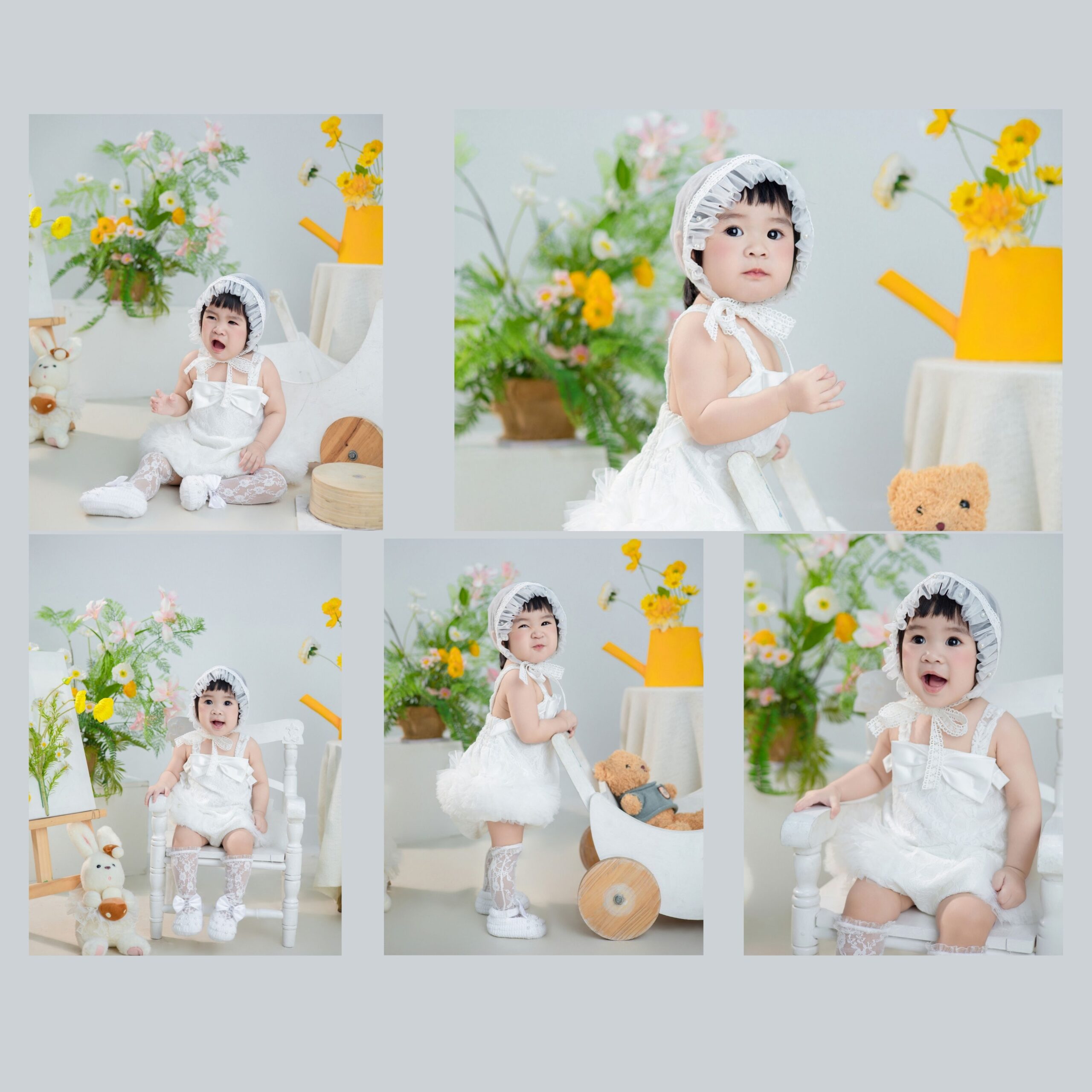 Chụp ảnh bé 6 tháng 4 tuổi tại Nari Studio